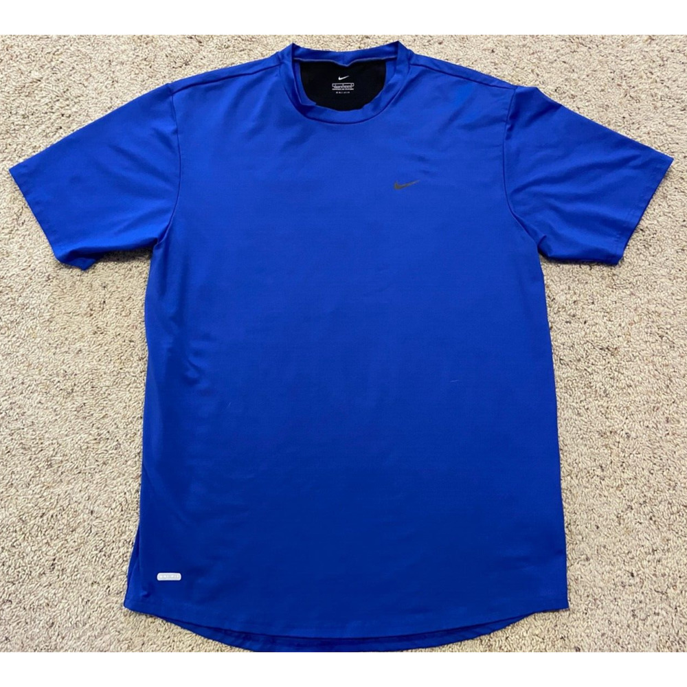 NIKE Men's Dri-Fit Performance Tee SHIRT Size L Blue B23